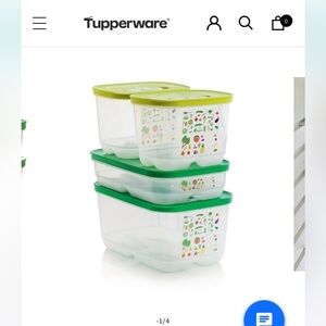 Tupperware Fridgesmart 4 piece set